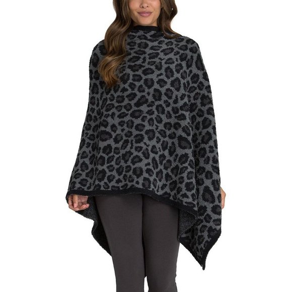 Barefoot Dreams Tops Nwt Barefoot Dreams Cozychic Leopard Poncho